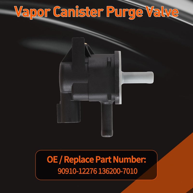 STZJAYE 90910-12276 Vapor Canister Purge Valve Vacuum Solenoid Valve Switch Compatible with xA xB xD 4Runner for Camry for Corolla FJ for Cruiser for Highlander for Tacoma for Tundra 136200-7010 - Image 4